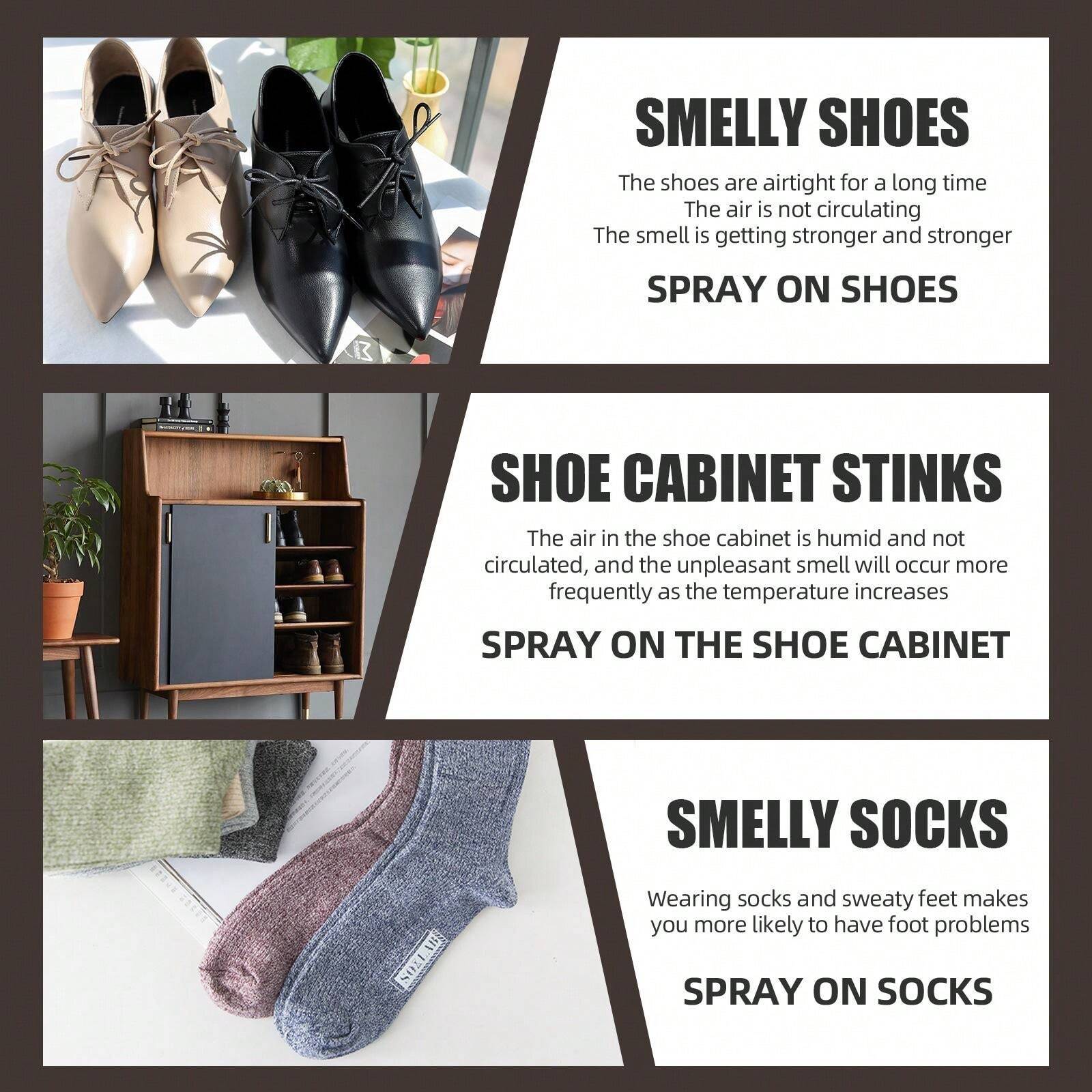 Shoe Odor Spray Shoe And Socks Deodorant To Remove Odors In Shoes Sports Socks Fresh Deodorant