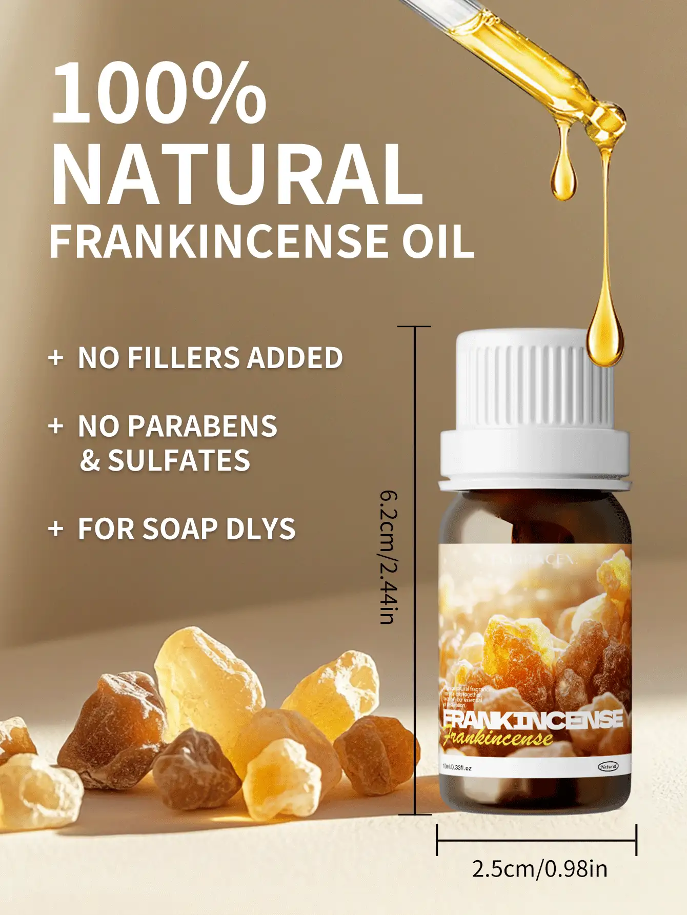 EMBRACEX. 100% Pure Natural Frankincense Essential Oil, 10ml/Bottle, Aromatherapy Oil To Soothe Muscle Aches In Knees, Elbows, Hips, Hands, Shoulders And Legs, Suitable For Home Diffuser And Humidifier - Mastic/Frankincense - View 6
