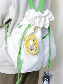 1 件透明防尘保护盒，用于携带和展示娃娃创意圣诞节礼物礼物感恩节 - 黃色 - 查看 4