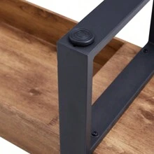 59" Dining Bench, Farmhouse Indoor Kitchen Table Benches, Bed Bench, Industrial Shoe Bench, Entryway Benches - 天然木洗+中密度纖維板+金屬+中密度纖維板如圖 - 查看 16