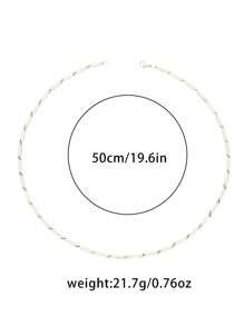 1pc Men's Moebius Loop Necklace, Niche Design, Fashion Accessories Suitable For Daily Wear