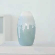 1 件现代简约陶瓷花瓶，裂纹釉陶瓷花瓶 - 彩色 - 查看 4