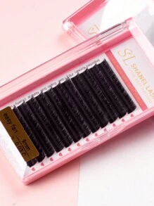 Fluffy Cashmere C Curl 0.03 0.05 0.07 Easy Fan Volume Lash Extensions Super Matte Dark Black Soft 0.03 0.05 0.07 Easy Fan Volume Lashes 8-18mm 3D 4D 5D 6D 7D 10D Automatic Rapid Blooming Flower Lashes Self Fanning Russian Individual Volume Lashes For Salon