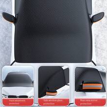 1 件磁性汽车挡风玻璃防雪罩 - 冬季防霜、防雪、加厚钻石图案遮阳罩 - 均碼 - 查看 5