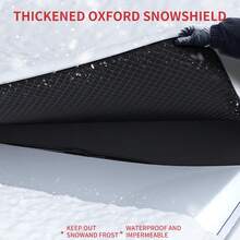 1 件磁性汽车挡风玻璃防雪罩 - 冬季防霜、防雪、加厚钻石图案遮阳罩 - 均碼 - 查看 3