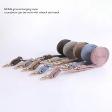 1 Piece Of Mobile Phone Lanyard Can Be Slung Diagonally And Adjusted With A Long Neck Strap That Does Not Tighten The Neck. Fashionable Women's Lanyard With PU Leather Material Neck Strap Chain Compatible With IPhone, Phone Cases, And Universal Accessories Gifts For Mother, Family, Friends, Birthday, Holiday Phone Charm, Phone Chain