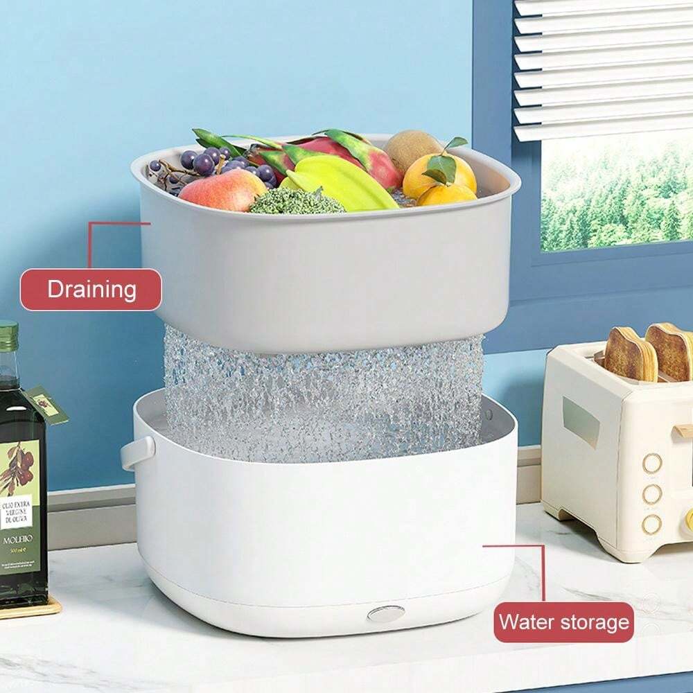 Kitchen Vegetable Cleaning Machine Portable Ultrasonic Cleaning Machine