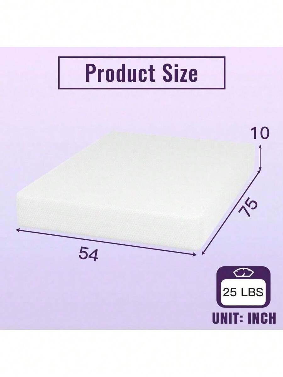 Bamboo Charcoal Gel Memory Foam Mattress, CertiPURUS Certified And