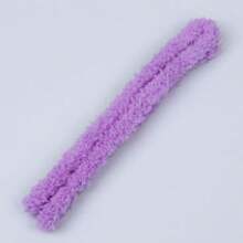 1pc/1m Extra Long & Thick Chenille Pipe Cleaner, Coral Fleece Curly Wire Twist Stem Crafts For Handmade Dog Gift, DIY Craft Supplies