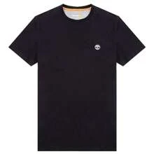 Timberland Camiseta para hombre, informal, para exteriores, deportiva, holgada, cómoda, manga corta/nuevo estilo con cuello trasero, color sin contraste/recomendado tomar una talla más grande A2EKJ001 (nota: nuevo estilo con cuello trasero, color sin contraste)