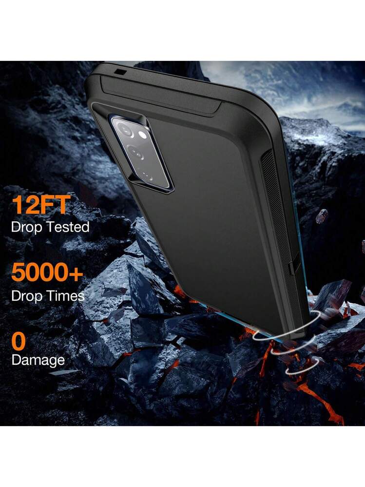 For Samsung Galaxy S20 FE 5G Case Military-Grade Drop Protection Phone Case  Rugged Shockproof Heavy Duty 3-Layer Protective Cover. | SHEIN USA
