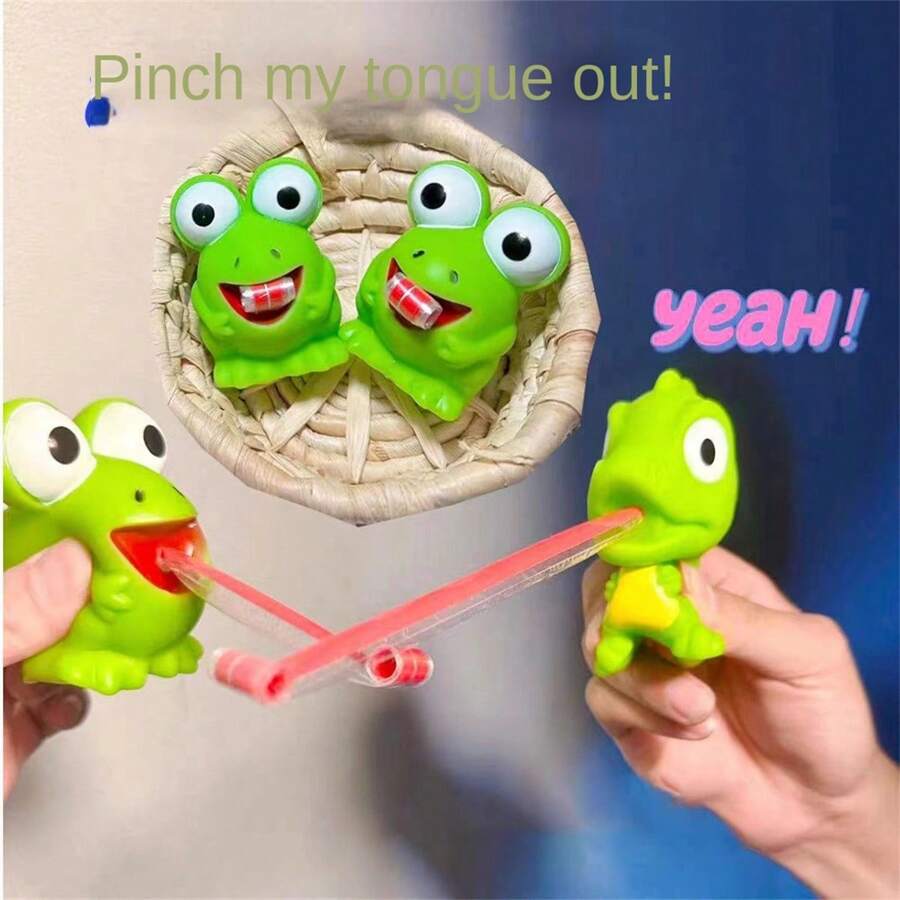 Sapo De Goma Rana De Goma Elástica Para Aliviar El Estrés