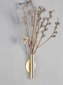 1 lọ hoa kim loại trang trí tường phong cách Bắc Âu dễ lắp đặt - Không cần khoan, cắm hoa giả trong nhà - 1 cái - Xem 6