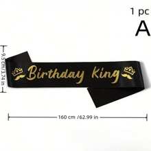 1 条新款流行节日和生日派对礼仪丝带。适用于节日装饰和生日派对聚会装饰等。 - 彩色 - 查看 9