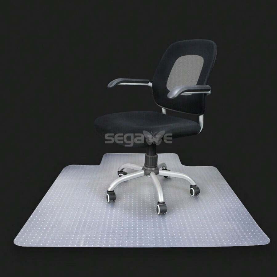 Thicken 3mm Home Office Chair Mat PVC Rectangular Lip Floor Carpet