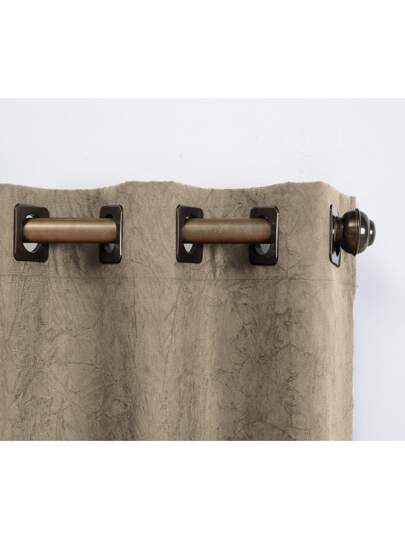Cortina Semi-Blackout Blecaute Uma Folha 1,50m x 1,70m Tecido Suede Bloqueia A Luz