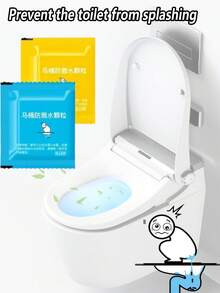 10/20 Gói Nước Chống Bắn Vào Bồn Cầu, Hạt Làm Sạch Bồn Cầu, Không Khí Trong Lành Cho Bồn Cầu Dùng Một Lần - Nhiều màu - Xem 13