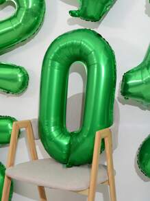 H.L.BALLOON 1 套 32 英寸绿色数字气球和 16 英寸绿色数字 1，圣诞节 - 綠色 - 查看 3