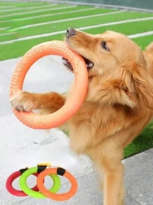 Pet Flying Pet Flying Disc Toy For Interactive Play - PC Material Durable Fetch Toy, Perfect For Outdoor Training & Bonding With Dogs/Cats, Lightweight Easy To Throw