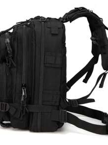 Resistant Outdoor School Tactical Military Backpack - Black - View 2