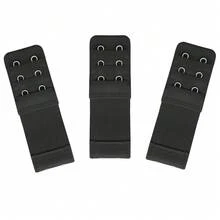 4 件装 女士 2 钩 3 排 胸罩延长器 弹性胸罩肩带延长带 带钩 - 彩色 - 查看 7