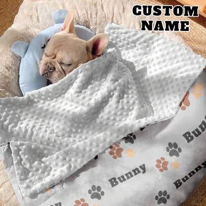 Custom Cat/Dog Blanket With Name , Double Layer Dotted Backing Pet Blanket , Dog Name Blanket For Memorial Gift, Soft Name Blanket, Personalized Gift For Pet Ornamental,Cat Stylish,Cute,Colorful,Cuties Unique,Customized Home Goods Ideal Gifts For Him,Ideal Gifts For Her Her,Family,Friends,Pet Lovers,Pet For Anniversaries,For Birthdays Ornamental,Engraved Stylish,Fashion,Colorful,Vintage,Cute,Contracted,Cuties Custom,Unique,Customized,Personalized Pet For Anniversaries,For Birthdays,Customized Pet Supplies,Tendencia Local