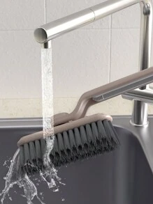 1/2pcs Household Multifunctional No Blind Spot Gap Brush Bathroom Toilet Floor Brush Kitchen Rotating Cleaning Brush - Multicolor - View 6