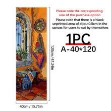 1 件/3 件墨西哥庄园带框印刷帆布艺术、静物植物墙艺术、客厅高窄墙艺术、入口墙面装饰 - 彩色 - 查看 15