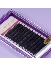 Premium Individual Lashes 0.03 0.05 0.07 Mega Volume Eye Lashes Extension Cashmere Velvet Fluffy D Curl 8-18mm Mixed Natural Look Cluster Lashes Super Soft Matte Black Individual Lashes Tray Volume Classic Synthetic Faux Mink Eyelashes Extensions Professional False Eyelashes Supplies For Lashes Salon