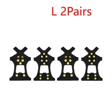 1/2 pièce(s) Crampons d'escalade à 10 dents, antidérapants, Crampons d'alpinisme unisexes pour bottes, Crampons à neige pour marche et randonnée