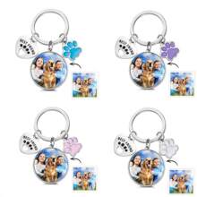 Custom Keychain,Custom Photo Keychain Best Friend Pet Dog Love Gifts