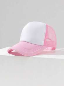 1顶女士撞色网眼透气棒球帽 - 彩色 - 查看 6