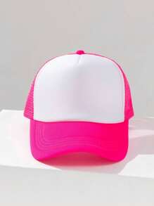 1顶女士撞色网眼透气棒球帽 - 彩色 - 查看 2