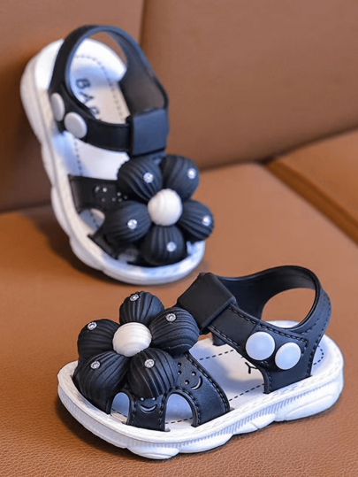 2024 New Girls Sandals Summer New Kids Sandals Non-Slip Soft Bottom Indoor Outdoor Sandals