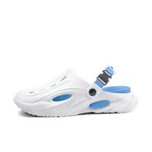 Men's Eva Soft Sole Platform Beach/Vacation Indoor Non-Slip High Quality Detachable Dual Color Breathable Sandals, Suitable For Autumn & Summer - Blue - View 5