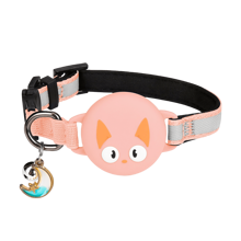 Cat Collar Breakaway, Reflective Kitten Collar With Apple Air Tag Holder And Bell For Girl Boy Cats, 0.4 Inches In Width And Lightweight(Excluding AIRTAG)
