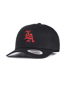 1 bucată șapcă de baseball brodată Los Angeles LA, se potrivește la jocuri de baseball, baschet, se potrivește toamna, stil sportiv, ținută anilor 90, culori strălucitoare, pălărie ocazională cu protecție solară reglabilă, potrivită pentru călătoriile de primăvară și toamnă, petreceri pe plajă