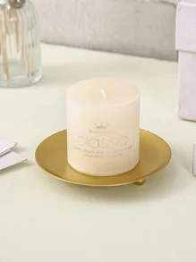 1 Stück runder Eisenkerzenhalter, für Zuhause, Wohnzimmer, Schlafzimmer, Esszimmer, Feiertage, Hochzeitsdekoration, Geschenke Geburtstag Abschluss Heimdekoration Weihnachtsdekorationen Raumdekoration Weihnachten, Weihnachtsgeschenke