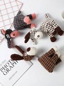 1 Pc Đồ chơi thú cưng Dây thừng Đồ chơi chó sang trọng Đồ chơi chó con Lừa kêu cót két Đồ dùng cho thú cưng - Nhiều màu - Xem 11