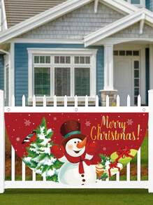 1Pc Cờ treo hình quạt Giáng sinh, Cờ quạt treo họa tiết người tuyết cây thông Noel bằng polyester, Biểu ngữ treo Giáng sinh vui vẻ, Trang trí Giáng sinh, Đồ dùng tiệc Giáng sinh, Trang trí nhà cửa, Đồ trang trí vải treo, Trang trí Giáng sinh, Trang trí Giáng sinh, Trang trí tường trong nhà ngoài trời - Nhiều màu - Xem 3