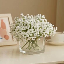 1/3/6/12/21/30/45Pcs Mini Artificial Baby Breath Flower, Realistic And Long-Lasting Artificial Starry Sky Flower Bouquet - Ideal For Home, Outdoor, Office, Garden, Wedding, Party, Shop Decoration, As Well As Bridal Bouquets, DIY Crafts, Table Centerpieces, Romantic Decorations, Spring, Autumn, Winter And All-Purpose Decorative Flowers