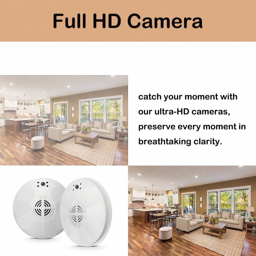 A21 1080P HD WIFI Wall Mounted Camera With 64GB SD Card Wireless Connection With 800 MAh