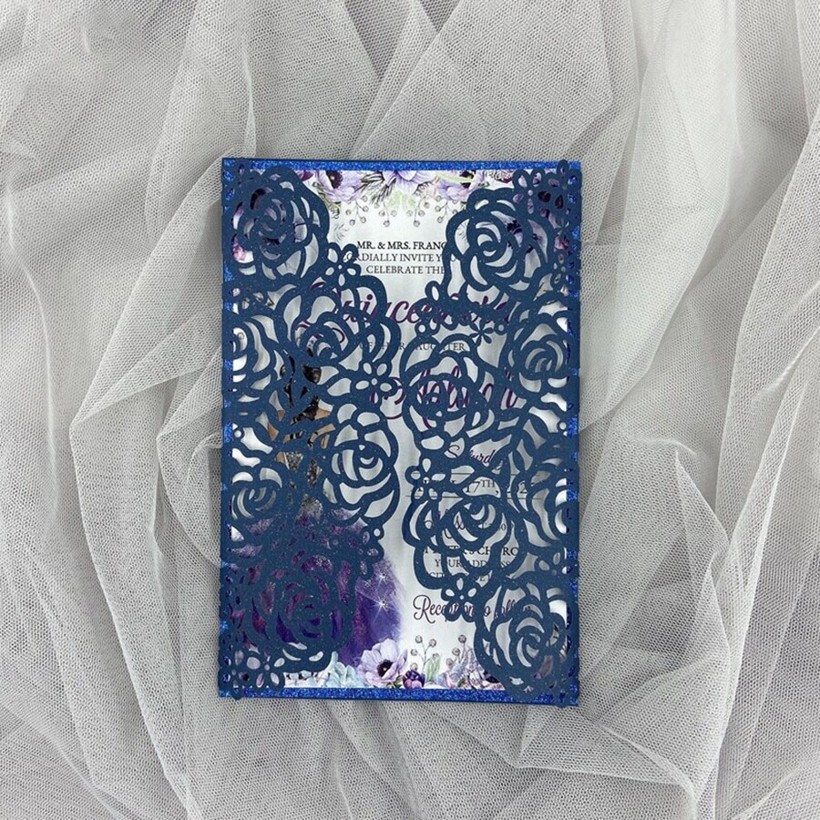 10pcs/Pack Cheapest Party Invitation Cards, Elegant Wedding/Party