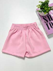 Women's Children's Cargo Tailoring Mini Diva Short Skirt - 粉色 - 查看 2