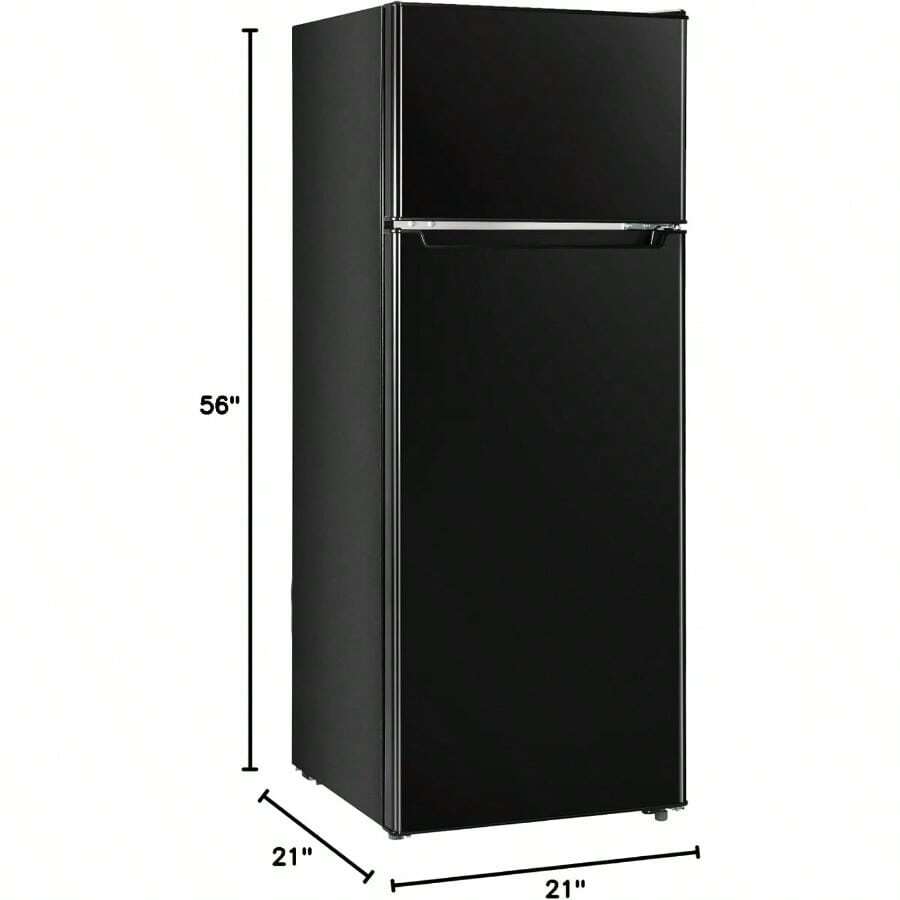 7.7 Cu.Ft. Refrigerator With Freezer, Double Door Refrigerator