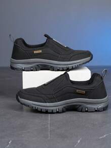 Calçado Casual Novo e Confortável para Homens - Sapato Slip-On Durável, Adequado para Viagem, Corrida, Caminhada, Esportes ao Ar Livre, Ótimo para Natal, Ação de Graças, Ano Novo, Férias, Presente para Adolescentes, Casual ou Esporte ao Ar Livre ou Viagem, Academia
