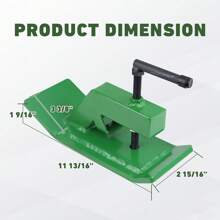 4.5" Width Tractor Bucket Protector Ski Edge Tamer Protector Snow Removal Green - 1 - Xem 3