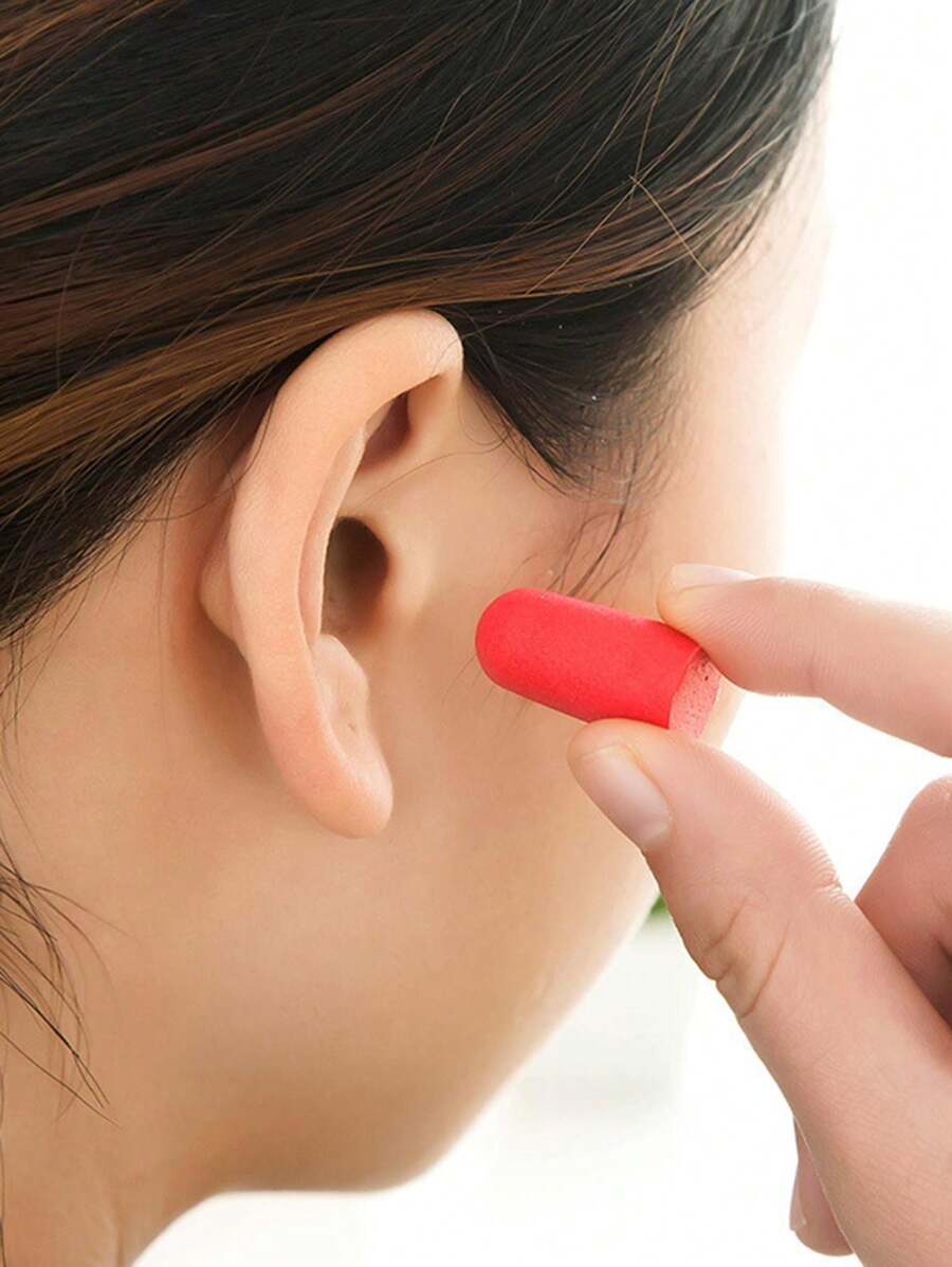 AntiNoise Sponge Earplugs Noise Cancelling Sleep Study Hotel Sleep