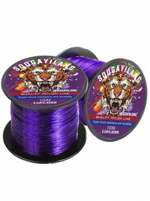 SOUGAYILANG Dây câu cá bằng nylon 100m 0,14mm-0,4mm Dây câu cá bằng nylon dùng cho cá chép - Màu tím - Xem 4