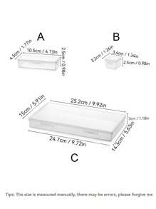 1 Pc, Nhiều Hộp Đựng Trang Sức Trong Suốt Dạng Lưới Nhỏ, Hộp Đựng Trang Sức, 12/24 Hộp Đựng Đồ Đa Năng Để Bàn Dạng Lưới Nhỏ, Thích Hợp Đựng Hoa Tai, Vòng Tay, Dây Chuyền, Đồ Dùng Văn Phòng, Sổ Tay, Hộp Đựng Đồ Trang Trí Bằng Hạt, Thích Hợp Cho Phòng Ngủ, Phòng Tắm, Phòng Khách, Lớp Học Và Các Cảnh Khác, Quà Tặng Ngày Lễ Cho Bé Gái Và Phụ Nữ, Hộp Đựng Đồ Trang Trí Bằng Kim Sa Lấp Lánh, Hộp Đựng Đồ Nhỏ Bằng USB - Nhiều màu - Xem 3
